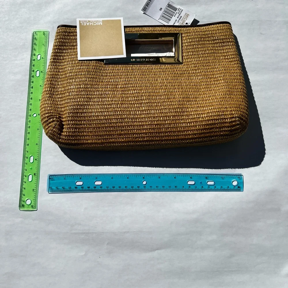 Michael Kors Gold Woven Wristlet - Picture 7 of 7